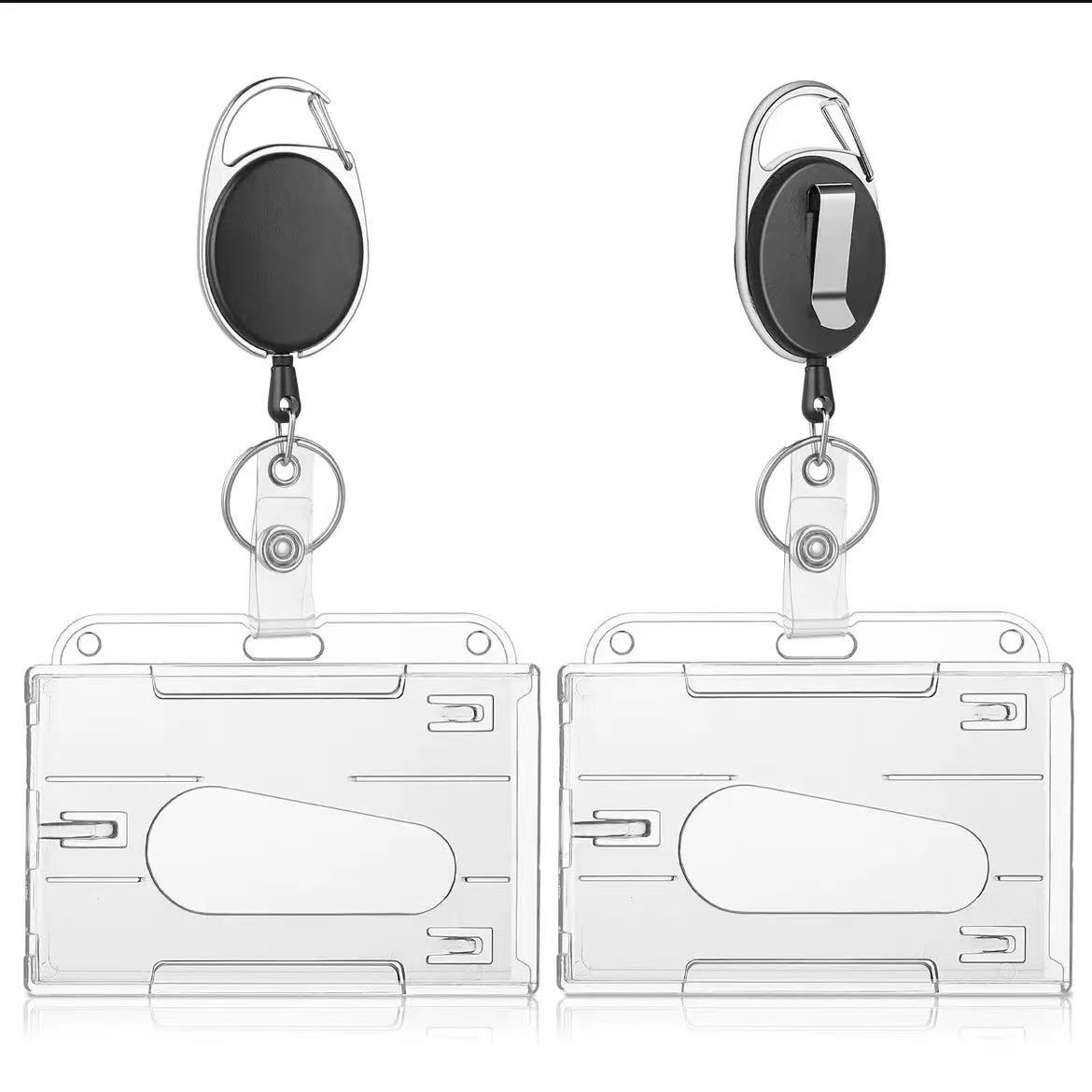Flip-Open Leather ID Holder