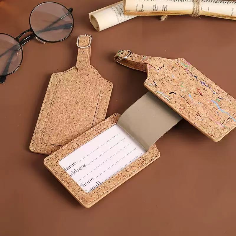 Cork Material Luggage Tag