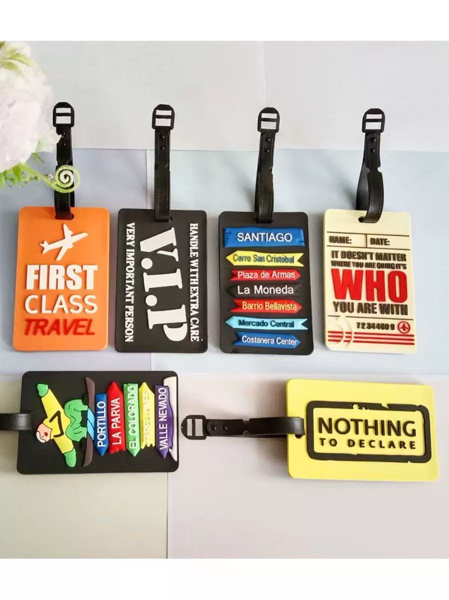 PVC Slogan Travel Tag