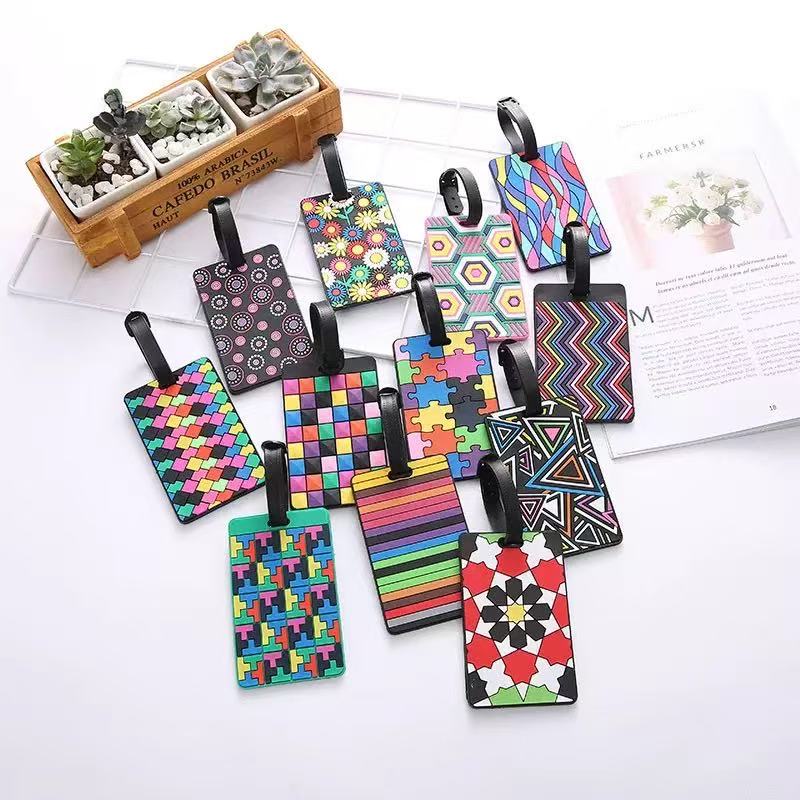 Geometric Pattern PVC Tag