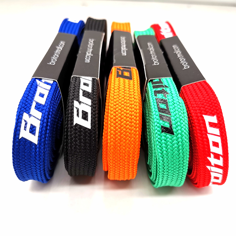 Braided Round Logo Laces